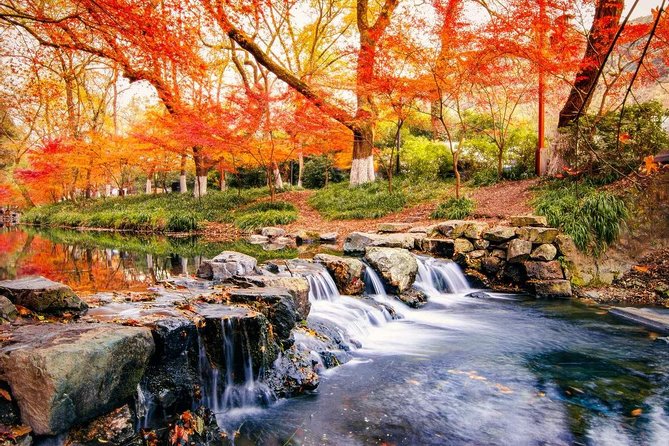Hangzhou Jiuxi and Hupao Spring Hiking Day Trip from Shanghai by Bullet Train - Hupao Spring: An Easy Start with Springs, Sculptures, and Temple Details