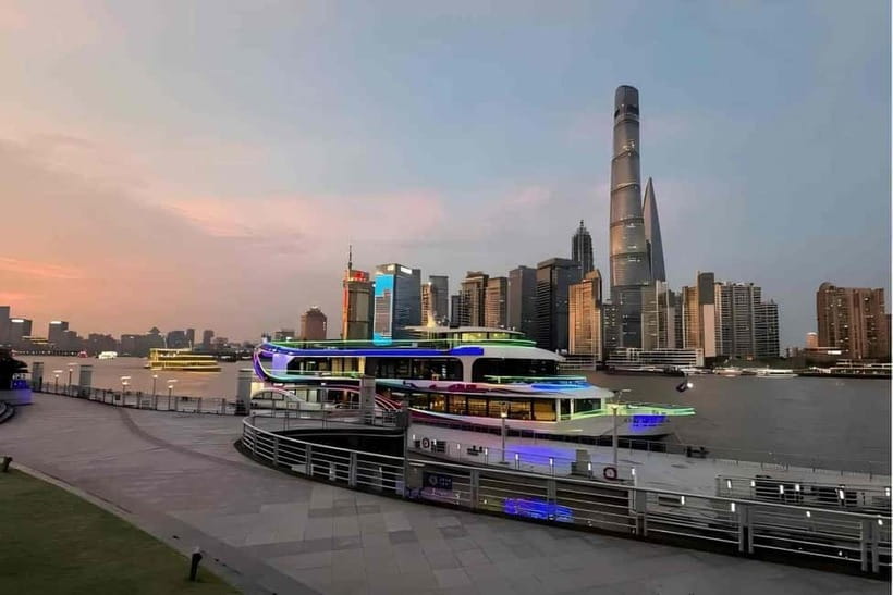 Huangpu Night Cruise: Cozy Vibe & Modern Shanghai Glow - Deck-by-Deck: indoor warmth, semi-open breeze, and open-air photo power