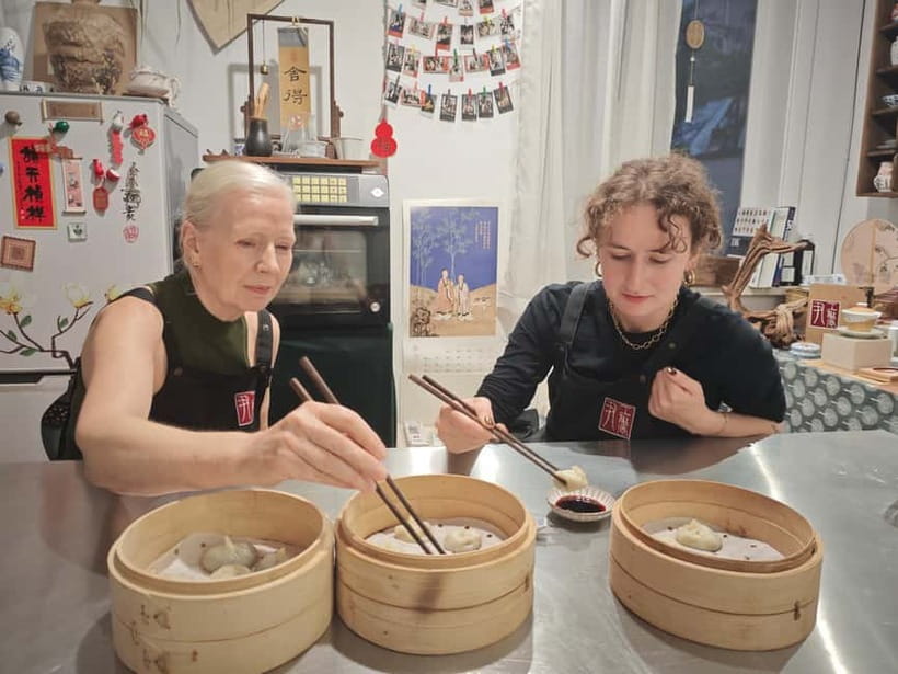 Make Soup Dumpling: Vegan or Pork in Shanghai Shikumen - Fillings You Control: Vegan Mushrooms vs Pork with Aspic