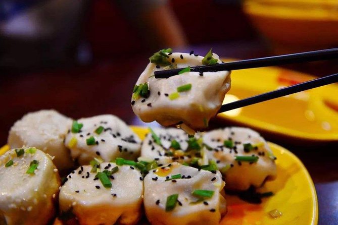 Private Shanghai Evening Street Food Walking and Cruise Tour - From soup dumplings to skewers: the 2-hour street food stretch