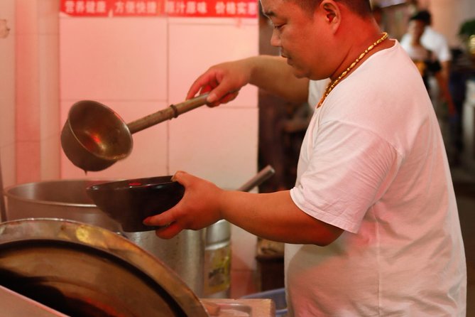 Secret Noodle and Wonton in Shanghai Alleyways with Local Beer - Former French Concession: Office Lunches, MahJong Tables, and Students Snacking