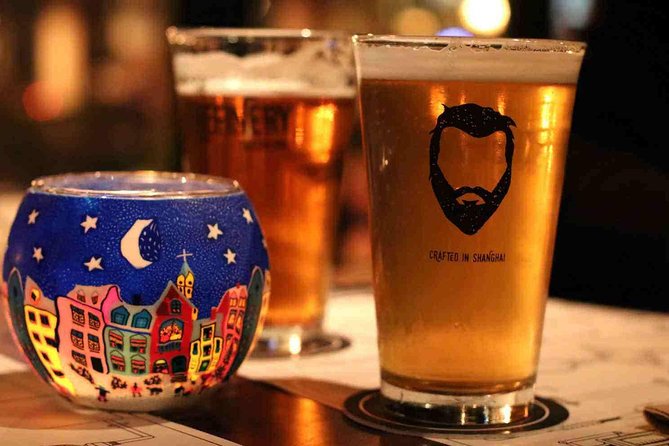 Shanghai craft beer tour with local food tastings - Xintiandi beer tastings: pale ale and IPA as your flavor warm-up