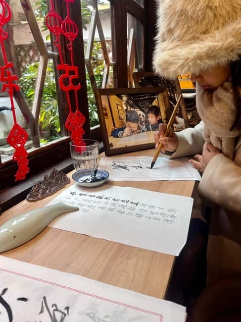Shanghai: Zhujiajiao Water Town with Calligraphy Experience - Boat Ride on Zhujiajiao Canals: Seeing the Town From the Water