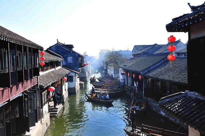 Tongli and Xitang Private Full Day Tour from Shanghai with Boat ride - Xitang Ancient Town: canals, stone bridges, and movie footprints